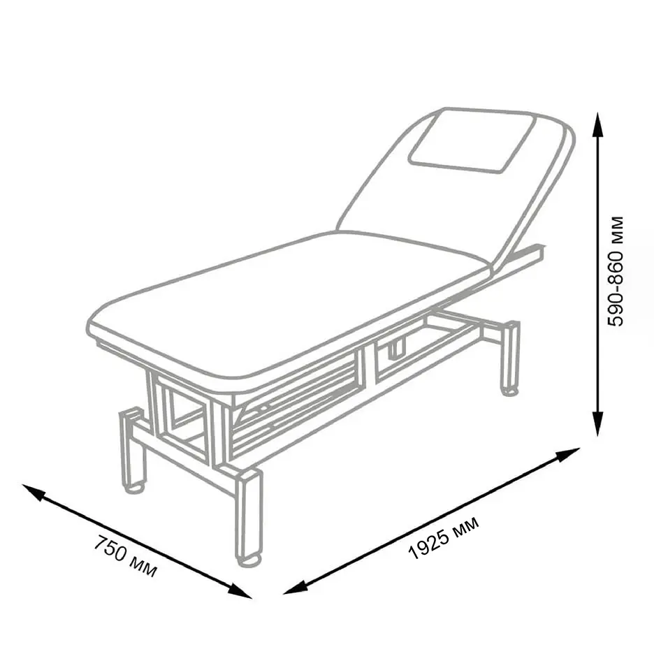 Кушетка массажная МД-837 (Элегия-1А)