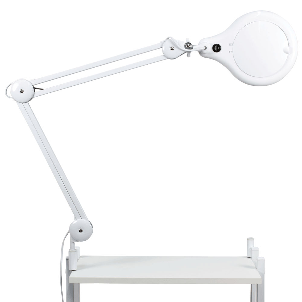 Лупа лампа с креплением к столу