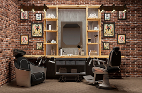 Шоурум барбер мебели в Санкт-Петербурге